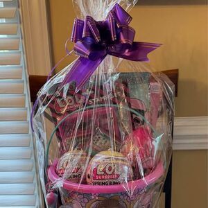RARE *LOL Surprise FUN EASTER Basket 8pc+ Gift SPRING BLING Hops & Kit-Tea Dolls